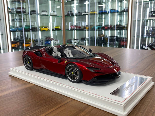 1/18 Resin Model – CE Custom Edition Ferrari SF90 Metallic Red  Limited Edition: 30 pcs