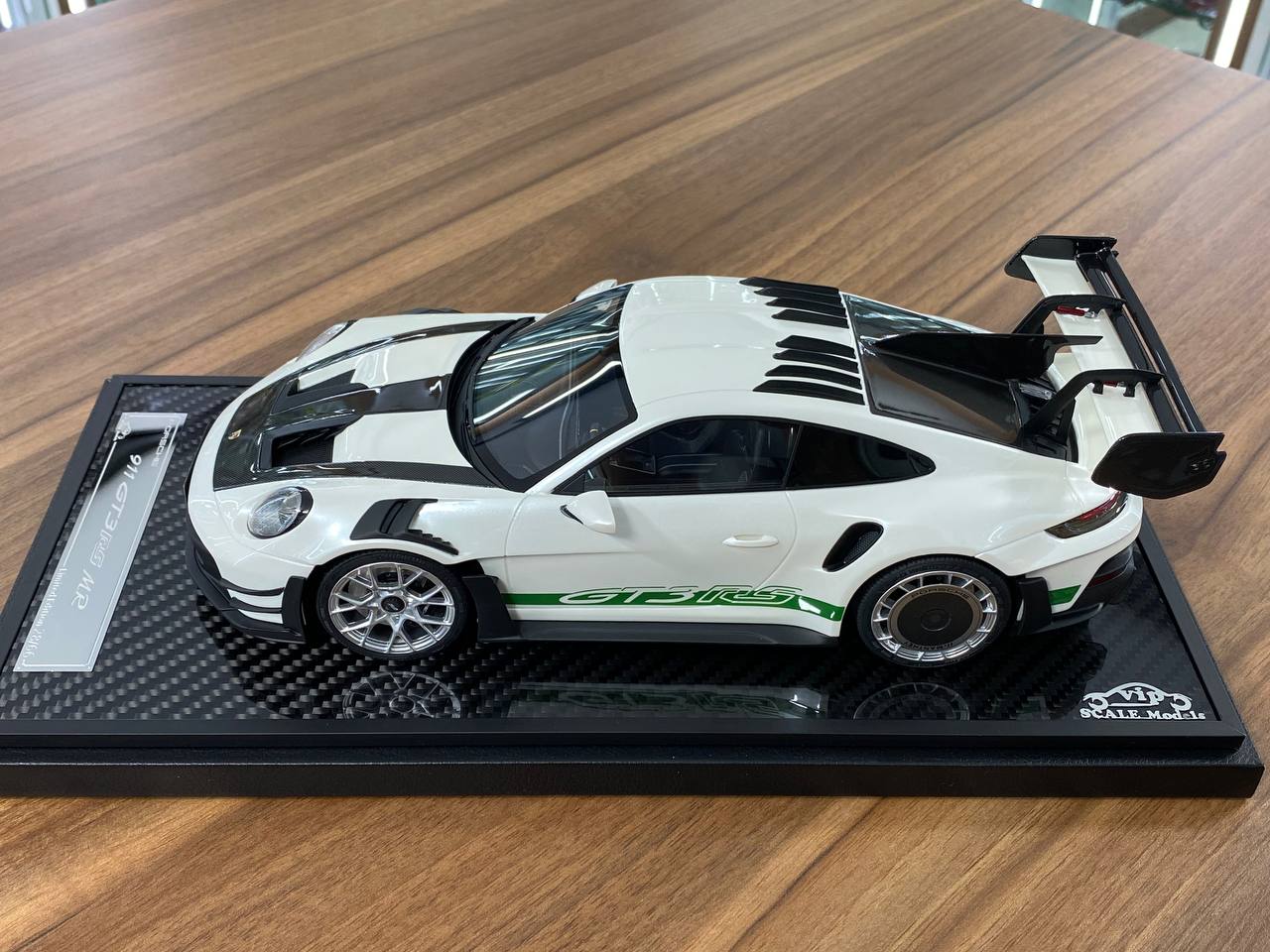 1/18 Resin – VIP Models Porsche 911 GT3 RS MR Pearl White Ltd.Edn.66 pcs