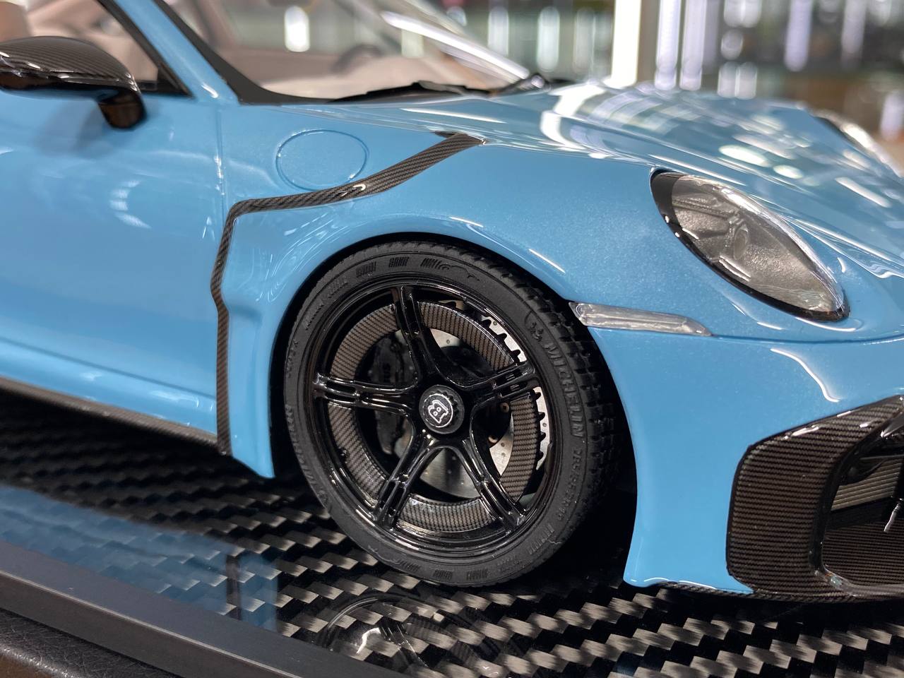 1/18 Resin – VIP Model Porsche BRABUS Rocket 900 R Frozen Blue Decal Ltd.Edn. 66 pcs