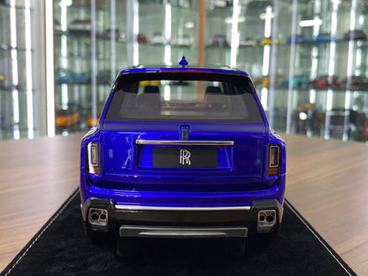 1/18 Resin H&H Rolls Royce Cullinan Series II Salamanca Blue Ltd.Edn.30 pcs
