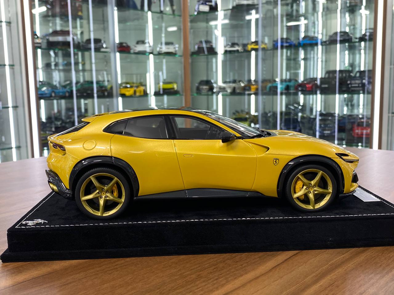 1/18 Resin  – MR Collection Models Ferrari Purosangue Yellow  Limited Edition: 01 of 01 pcs
