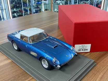 1/18 Resin Model – BBR Deluxe Ferrari Superfast 4.9 (1957) Metallic Light Blue / White Limited Edition: 500 pcs