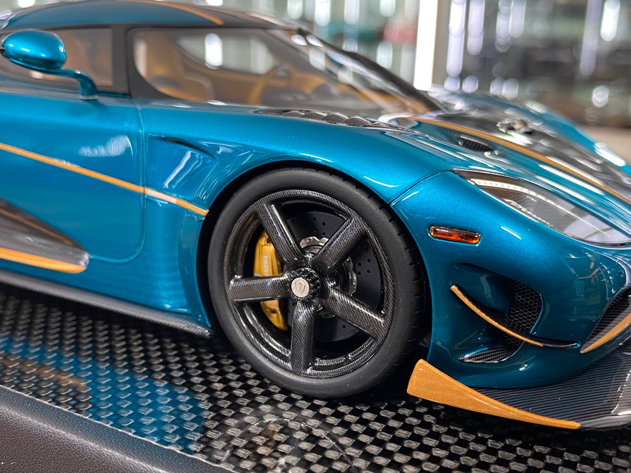 1/18 Resin – Koenigsegg Agera RS | VMB Models | Blue Turquoise | Limited 50 pcs