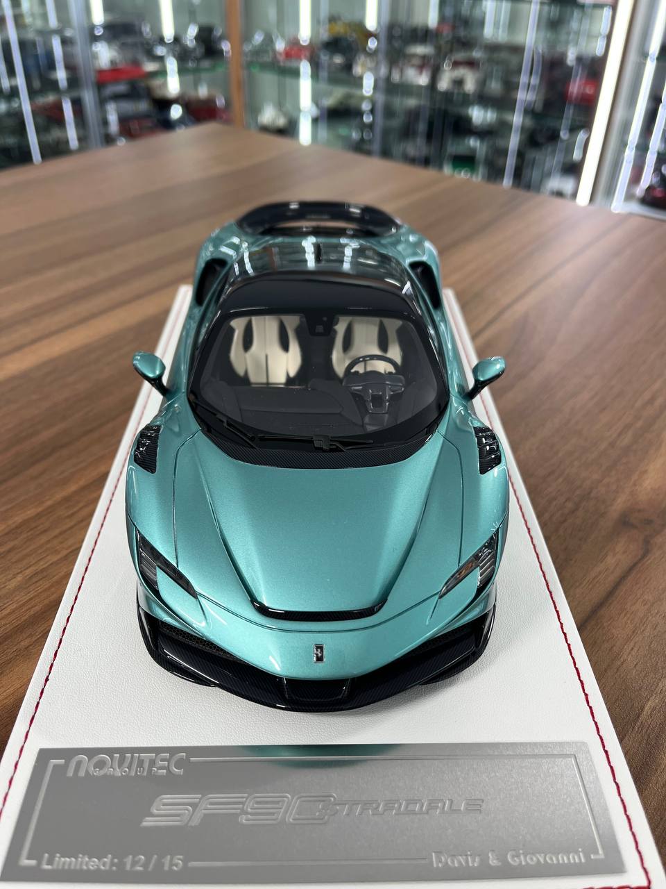 1/18 Ferrari SF90 Stradale Novitec | Tiffany Edition | Davis & Giovanni | Resin | Limited 15 pcs