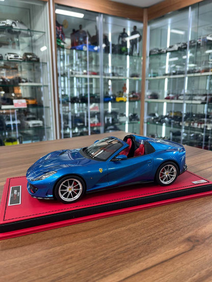 1/18 Ferrari 812 GTS DXB Edition – Blue | MR Collection Resin Model | Limited Edition