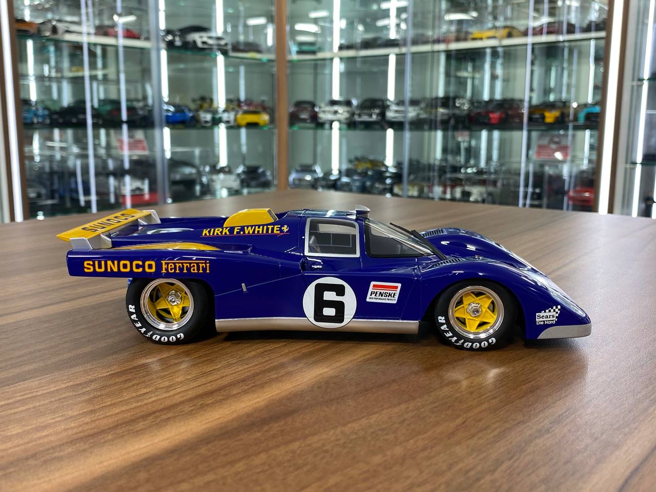 1/18 Resin Model |CMR Ferrari 512M Sunoco #6 Blue | Daytona 1971