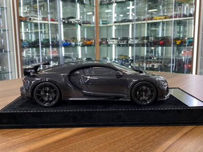 ★ 1:18 H&H Bugatti Chiron Pur Sport – Black Carbon Fiber – Limited Edition of 30