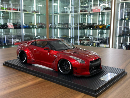 1/18 Resin Nissan GT-R R35 Liberty Walk Red One Model