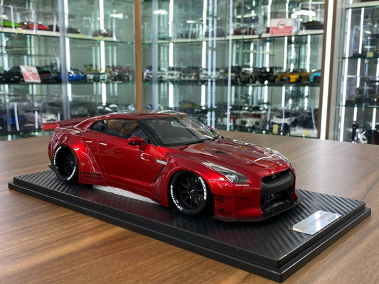 1/18 Resin Nissan GT-R R35 Liberty Walk Red One Model