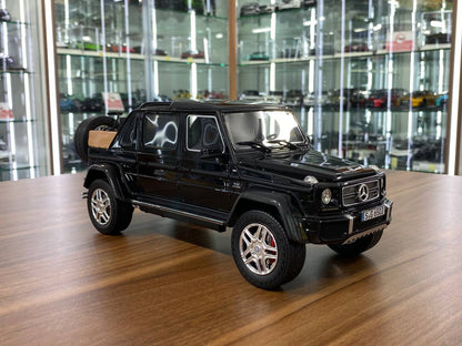 1/18 Mercedes-Benz G650 Landaulet Maybach Black Miniature car by Schuco