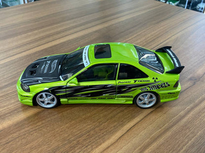1/18 Diecast Honda Civic SI Green Model Car by Hot Wheels