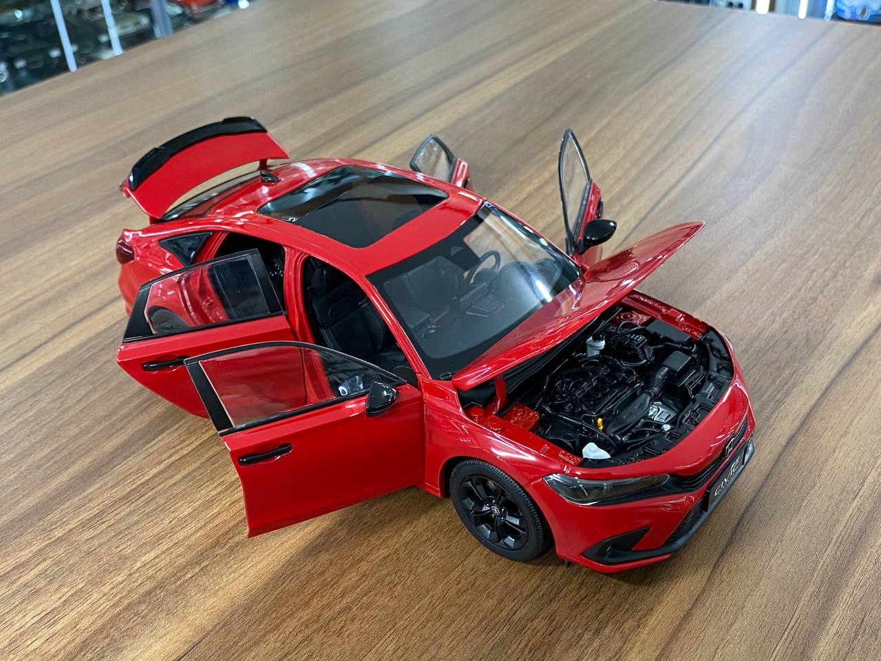 Honda CIVIC Sport Turbo Dongfeng [1/18 Diecast Red]