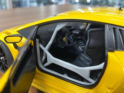 1/18 Diecast Lamborghini Huracan GT3 Yellow AUTOart Scale Model Car