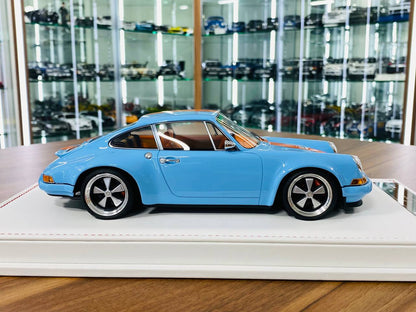Ivy Model Porsche 911 Singer – 1/18 Resin Model, Gulf Blue, Limited 52