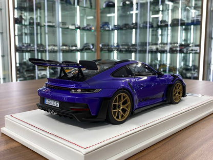 Ivy Model 1/18 Porsche 911 992 GT3 RS Weissach – Ultraviolet, Limited to 20 pcs