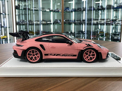 Ivy Model 1/18 Porsche 911 992 GT3 RS Weissach – Pink Sakura, Limited to 25 pcs.