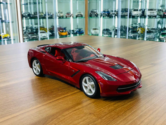 1/18 Diecast Maisto Chevrolet Corvette Stingray Z51  2014 in Red