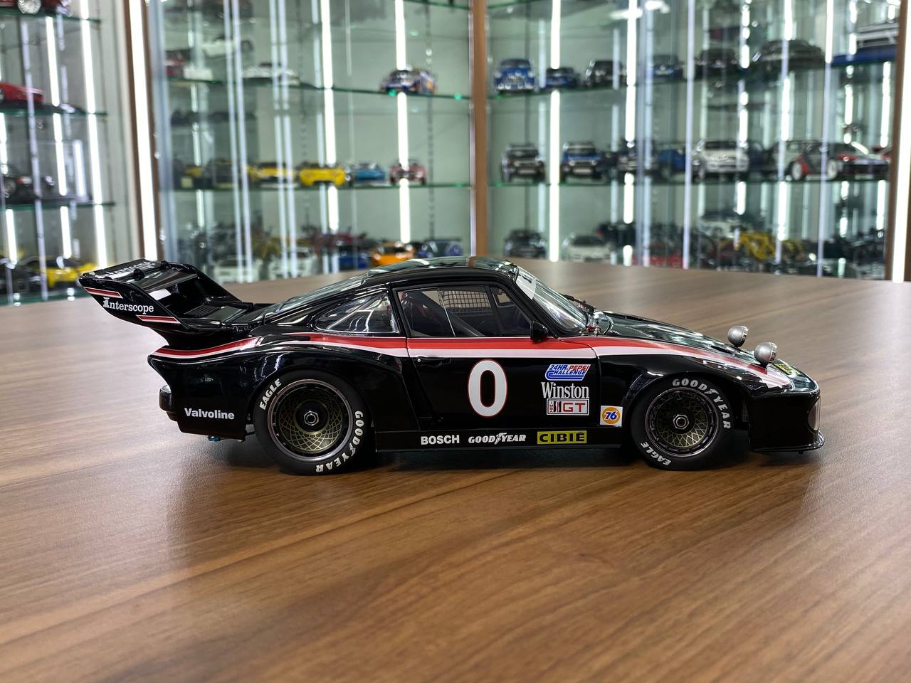 1/18 Diecast Metal - Porsche 935 Daytona 24Hr Winner #0 Black by TSM Model