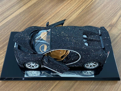 1/18 Diecast Bugatti Chiron Swarovski Crystal Limited Edition (137 out of 150) Bburago