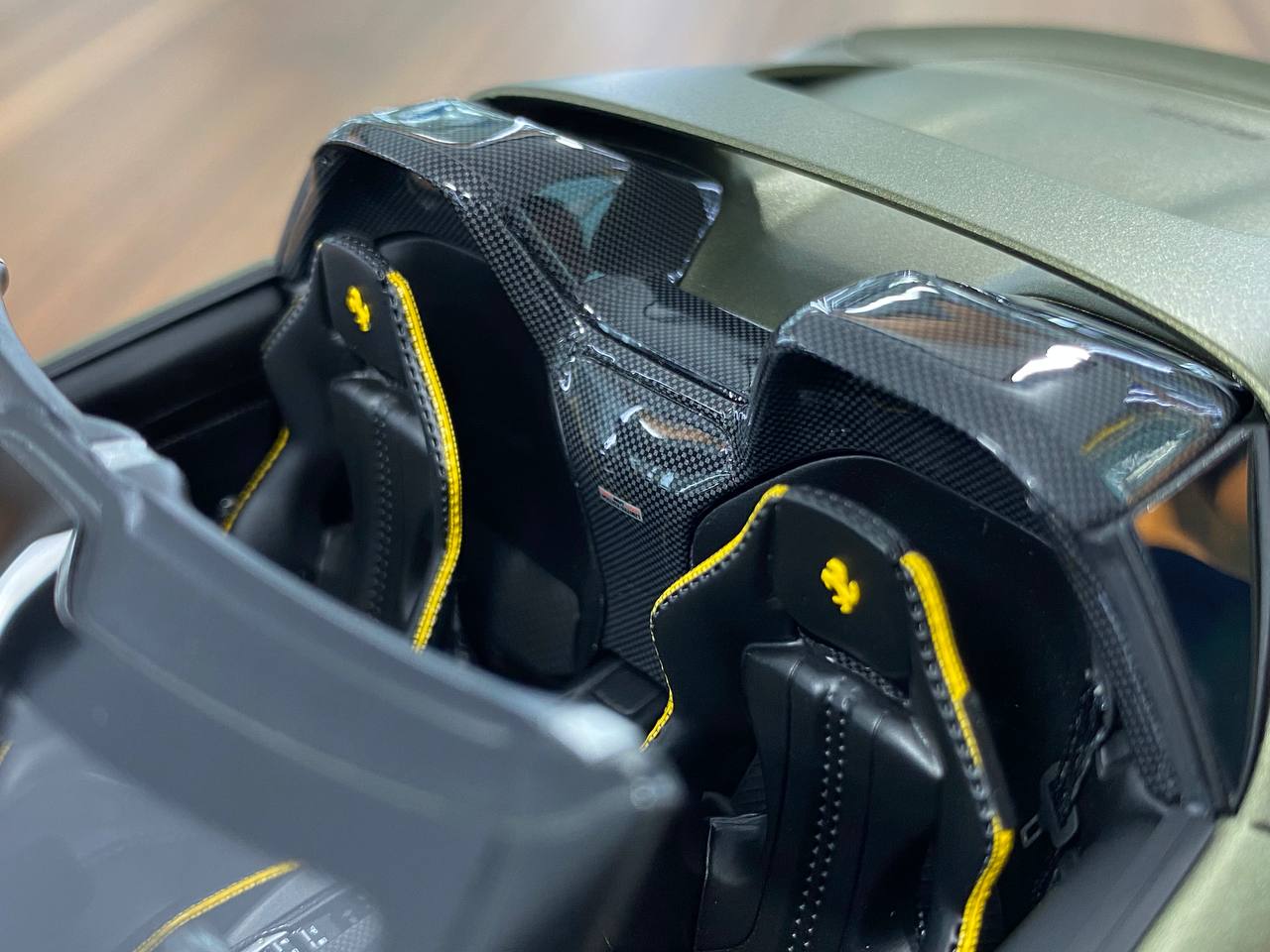 1/18 Resin  – BBR Models Ferrari 812 CompetizioneA ( Aperta ) Verde Manzoni matt Limited-70 pcs