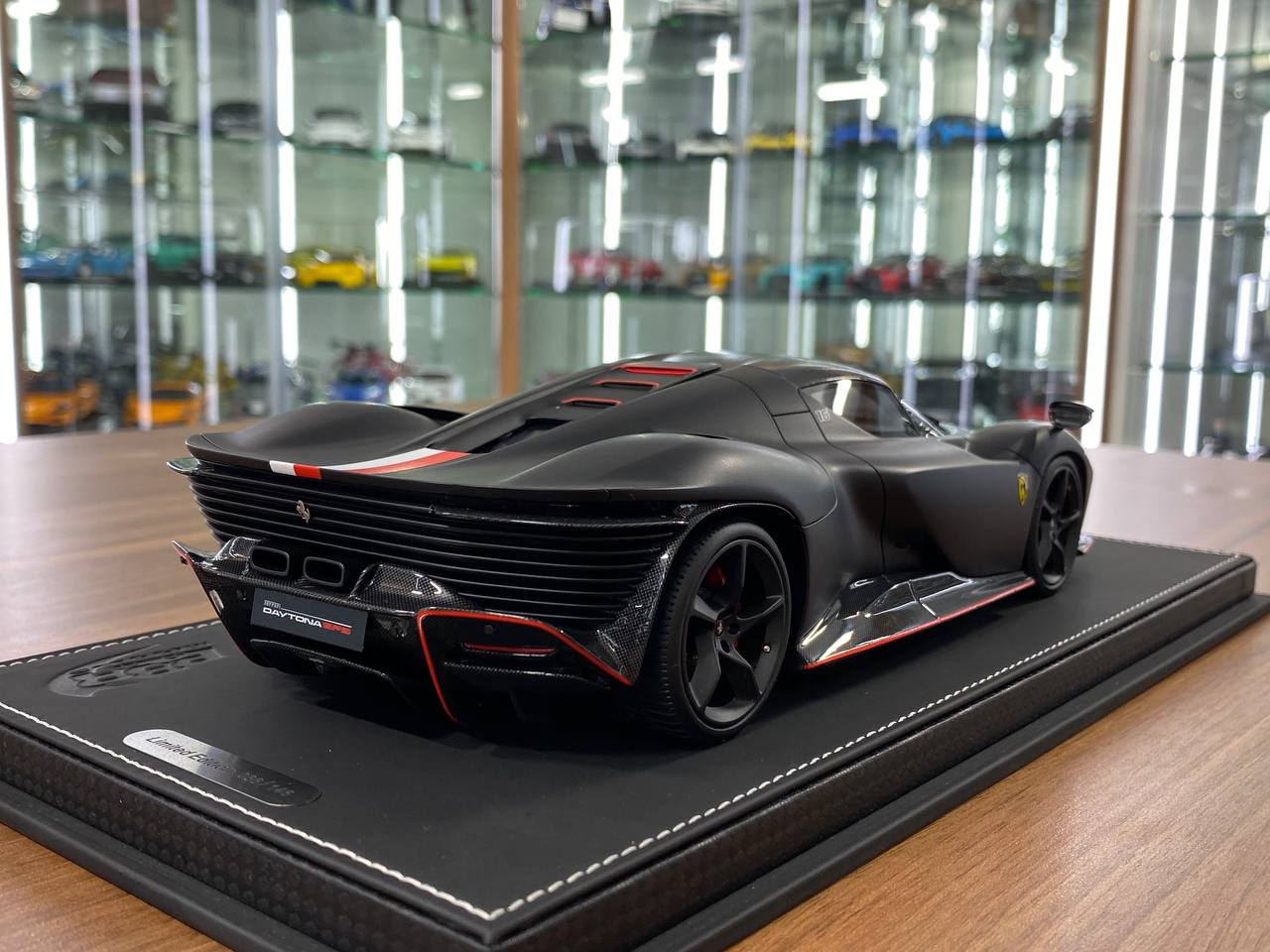 1/18 Resin Model – BBR Models Ferrari Daytona SP3 Hard Top (Charles Leclerc Edition)  Matt Black  Ltd.Edn.146 pcs