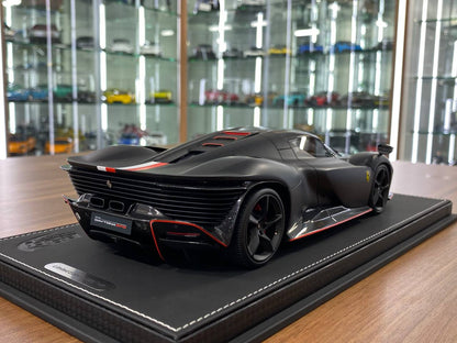 1/18 Resin Model – BBR Models Ferrari Daytona SP3 Hard Top (Charles Leclerc Edition)  Matt Black  Ltd.Edn.146 pcs