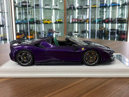 1/18 Resin Model – CE Custom Edition Ferrari SF90 Spider Purple  Limited Edition: 30 pcs