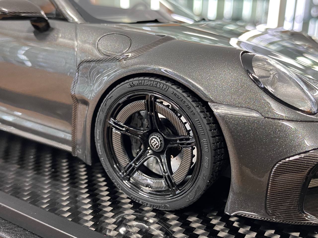 1/18 Resin VIP Model Porsche BRABUS Rocket 900 R Metal Grey Decal Ltd.Edn. 66 pcs