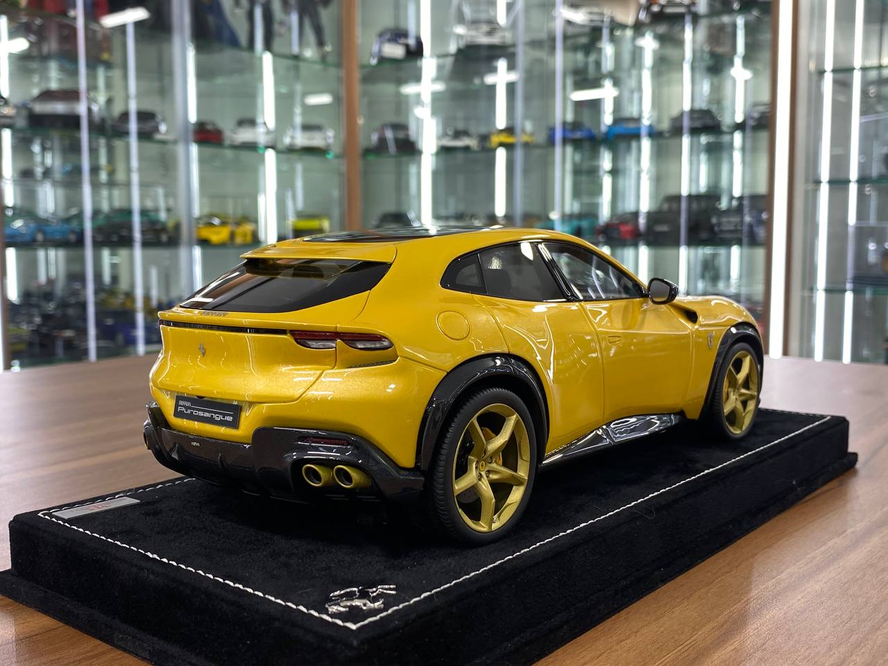 1/18 Resin  – MR Collection Models Ferrari Purosangue Yellow  Limited Edition: 01 of 01 pcs
