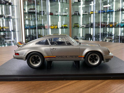 1/18 Diecast Doors opening  Solido Porsche 911 RSR-KREMER DESIGN - 1973  silver