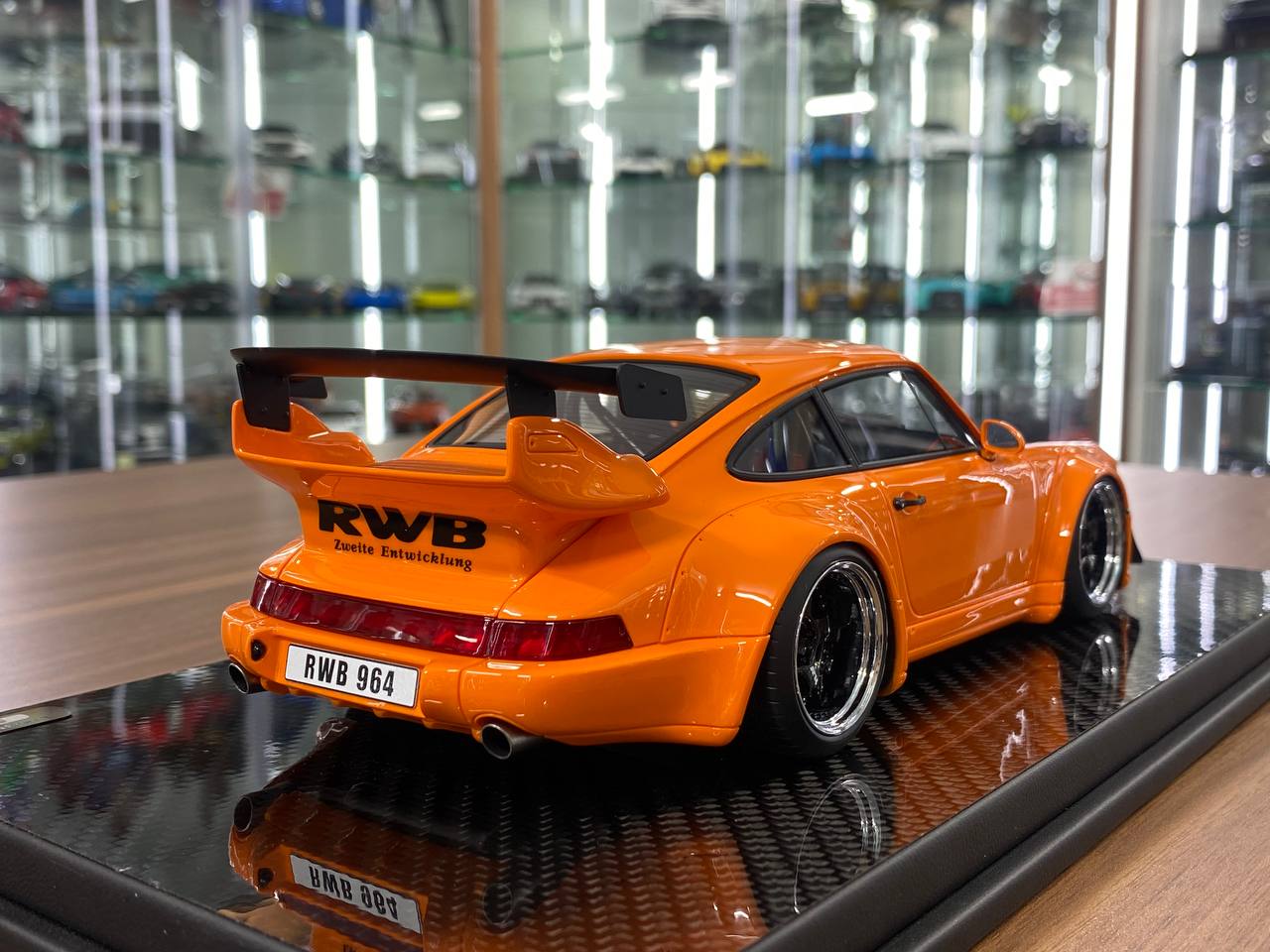 1/18 Resin Model – Porsche RWB 964 | TGM Model Works | Orange | Limited 99 pcs