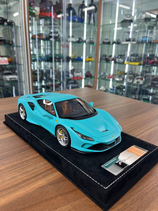 HH Models 1:18 Ferrari F8 Tributo – Tiffany | Resin | Limited to 30 pcs