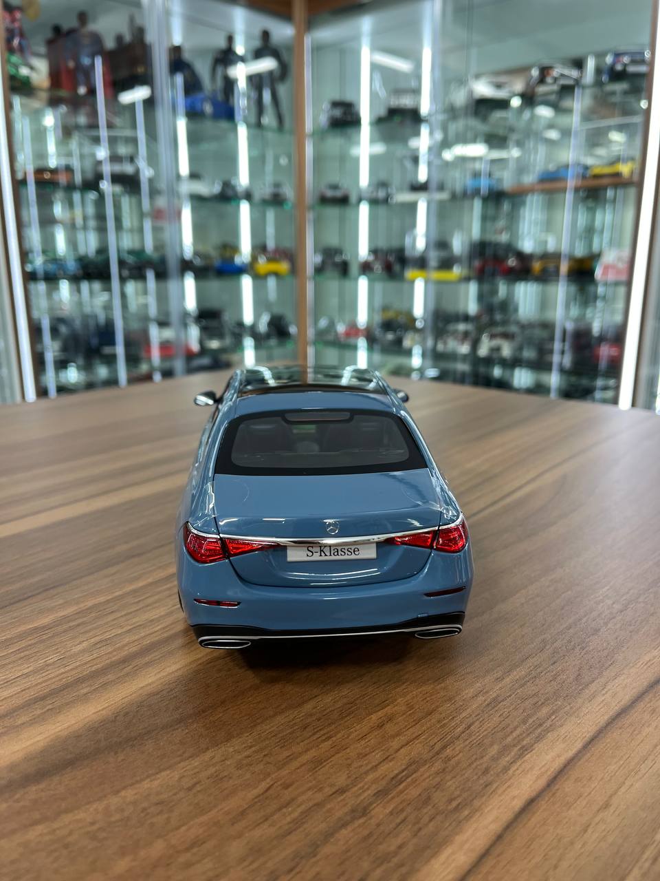 1/18 Mercedes-Benz S-Class | Blue Grey | Norev Diecast | Full Opening