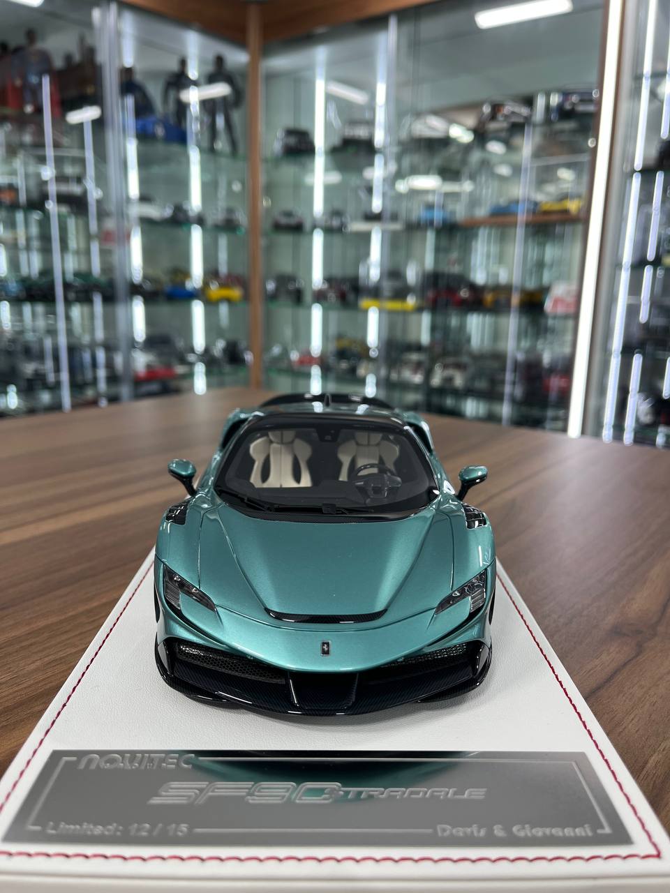 1/18 Ferrari SF90 Stradale Novitec | Tiffany Edition | Davis & Giovanni | Resin | Limited 15 pcs