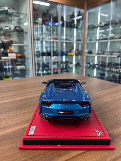 1/18 Ferrari 812 GTS DXB Edition – Blue | MR Collection Resin Model | Limited Edition