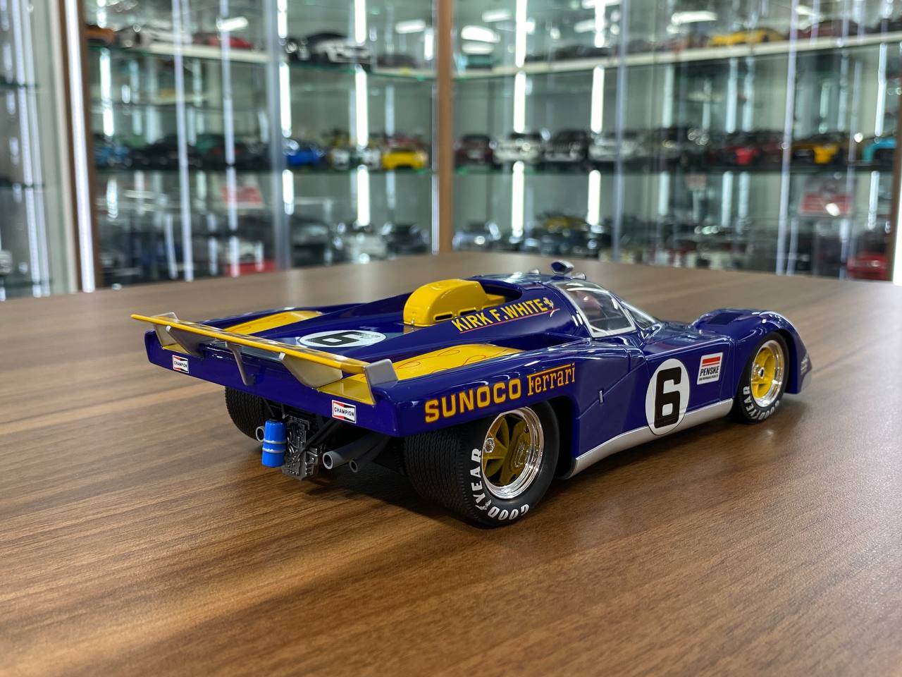 1/18 Resin Model |CMR Ferrari 512M Sunoco #6 Blue | Daytona 1971