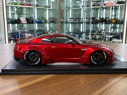 1/18 Resin Nissan GT-R R35 Liberty Walk Red One Model