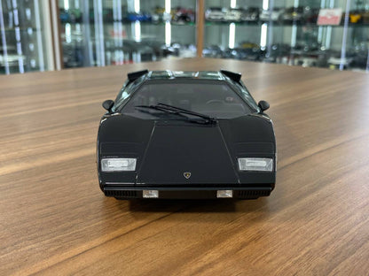 1/18 Diecast Lamborghini Countach LP 400 Black Kyosho Scale Model Car