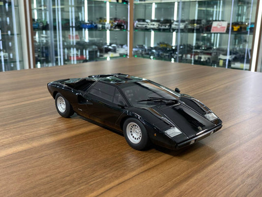 1/18 Diecast Lamborghini Countach LP 400 Black Kyosho Scale Model Car