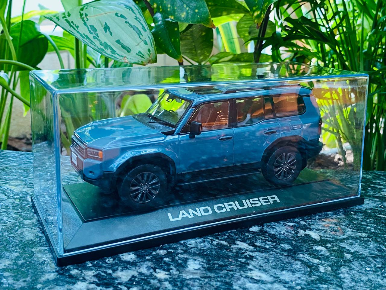 Dealer Edition 2024 Toyota Land Cruiser 250 Resin Model - Smoky Blue | 1/30 Scale