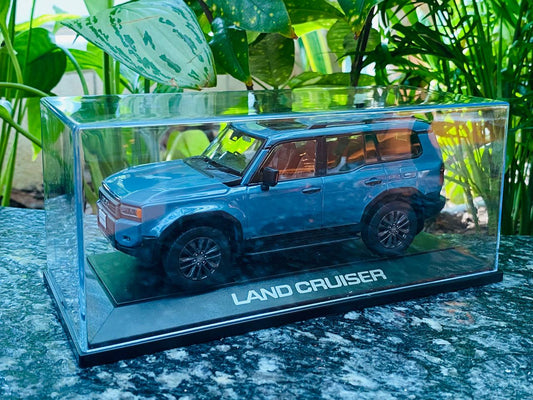 Dealer Edition 2024 Toyota Land Cruiser 250 Resin Model - Smoky Blue | 1/30 Scale
