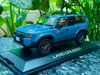 Dealer Edition 2024 Toyota Land Cruiser 250 Resin Model - Smoky Blue | 1/30 Scale