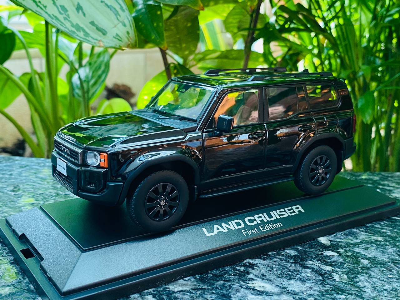 Dealer Edition 2024 Toyota Land Cruiser 250 First Edition Resin Model - Black | 1/30 Scale