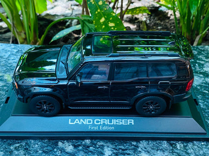 Dealer Edition 2024 Toyota Land Cruiser 250 First Edition Resin Model - Black | 1/30 Scale