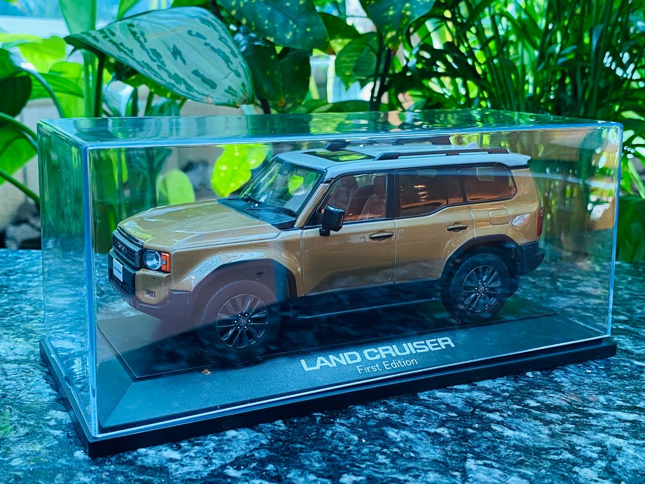 Dealer Edition 2024 Toyota Land Cruiser 250 First Edition Resin Model - Brown | 1/30 Scale