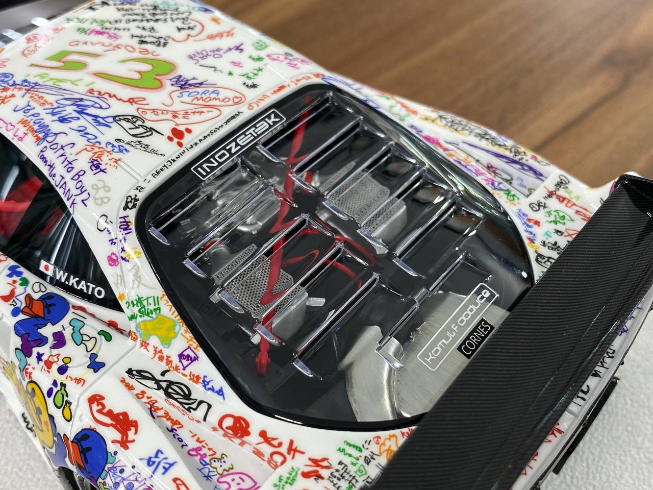 1/18 Resin Model BBA Car Model Ferrari F40 LB Works DPPF Champion white Limited to 40 Pcs.