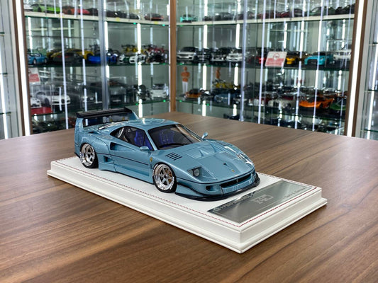 1/18 Resin Model Davis & Giovanni Ferrari F40 Azzuro Thetys Limited to 12 Pcs.