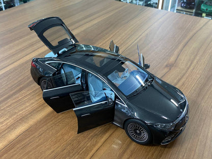 1/18 metal diecast NZG Dealer Edition Mercedes Benz EQS  Graphite Grey