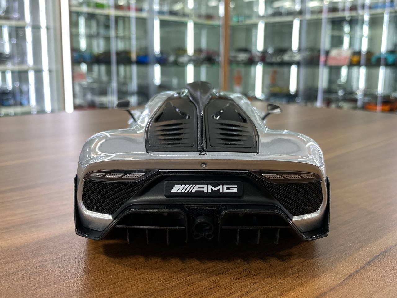 1/18 metal diecast NZG Dealer Edition Mercedes Benz AMG ONE  Hightech Silver