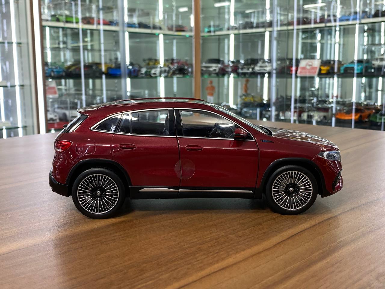 1/18 metal diecast NZG Dealer Edition Mercedes Benz EQA  Red